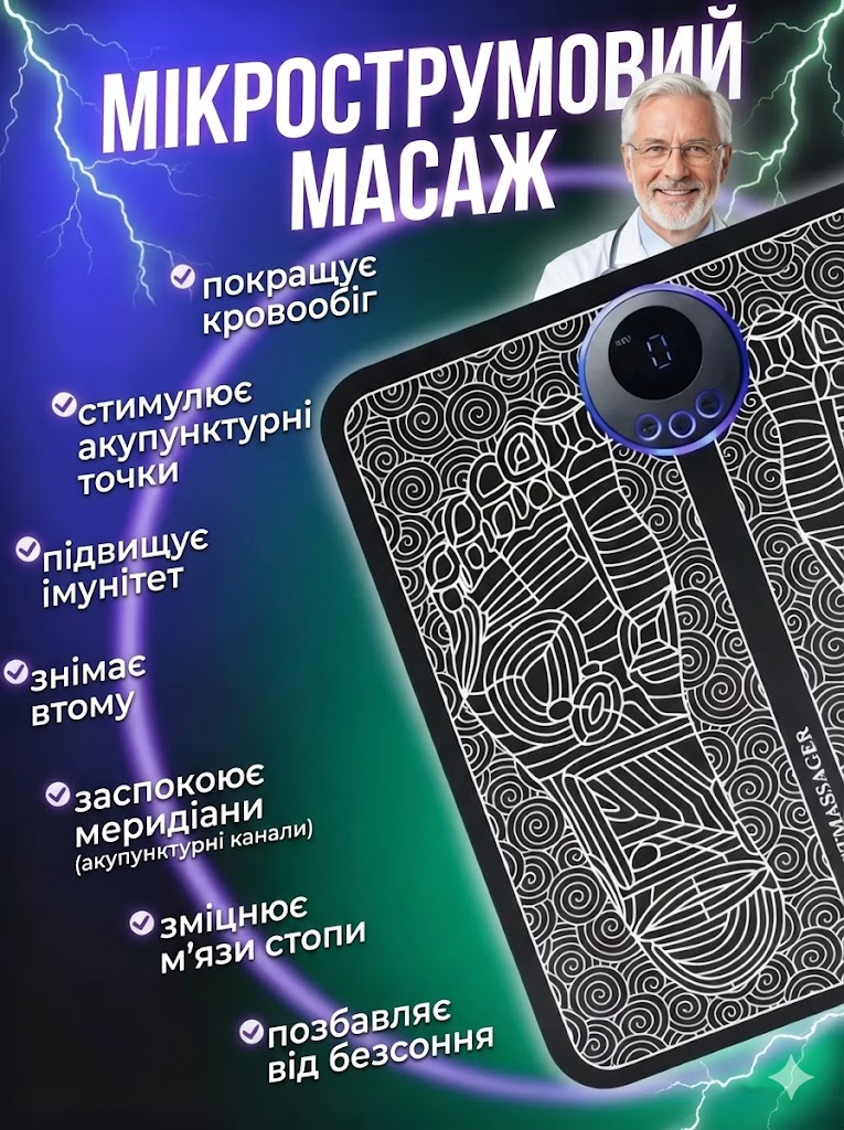 Компактний масажер